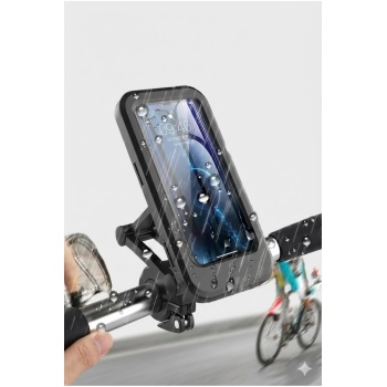 ® Yeni Ürün Motosiklet Bisiklet Su Geçirmez Manyetik Telefon Tutucu Gidon Navigasyon Kılıfı